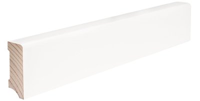 Sockelleiste Weiß SB 631 /  58x16x2400 mm 