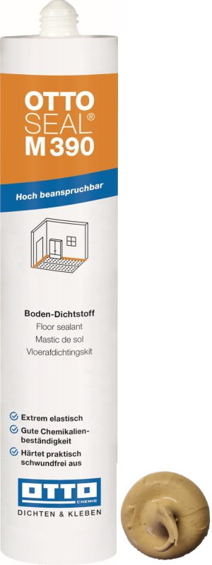 Hybrid Bodendichtstoff Ottoseal M390 310ml / Esche,Kiefer,Fichte, Euro Ahorn  C105